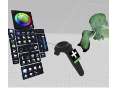 Using VR to paint