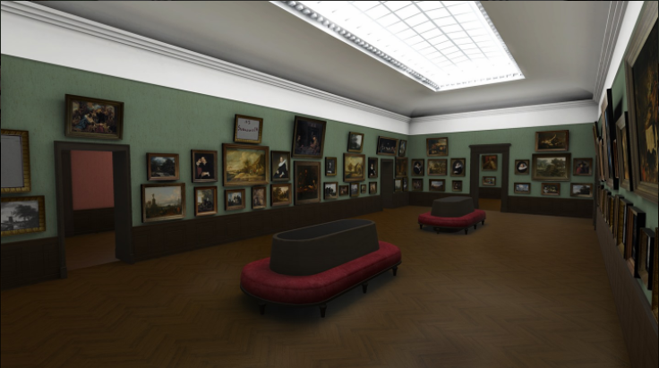 One of the galleries in the museum. 
