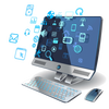 Computer with Digital Visuals